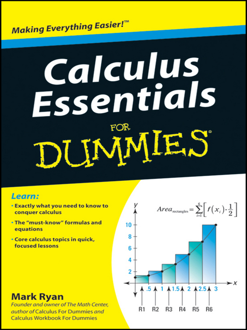 Title details for Calculus Essentials For Dummies by Mark Ryan - Wait list